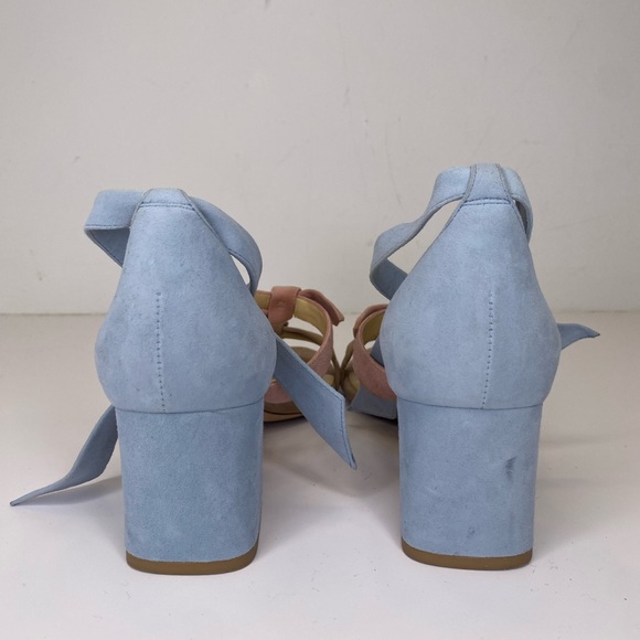 Alexandre Birman Suede Tie Sandals with Heel - Size 38.5 - Picture 3 of 9